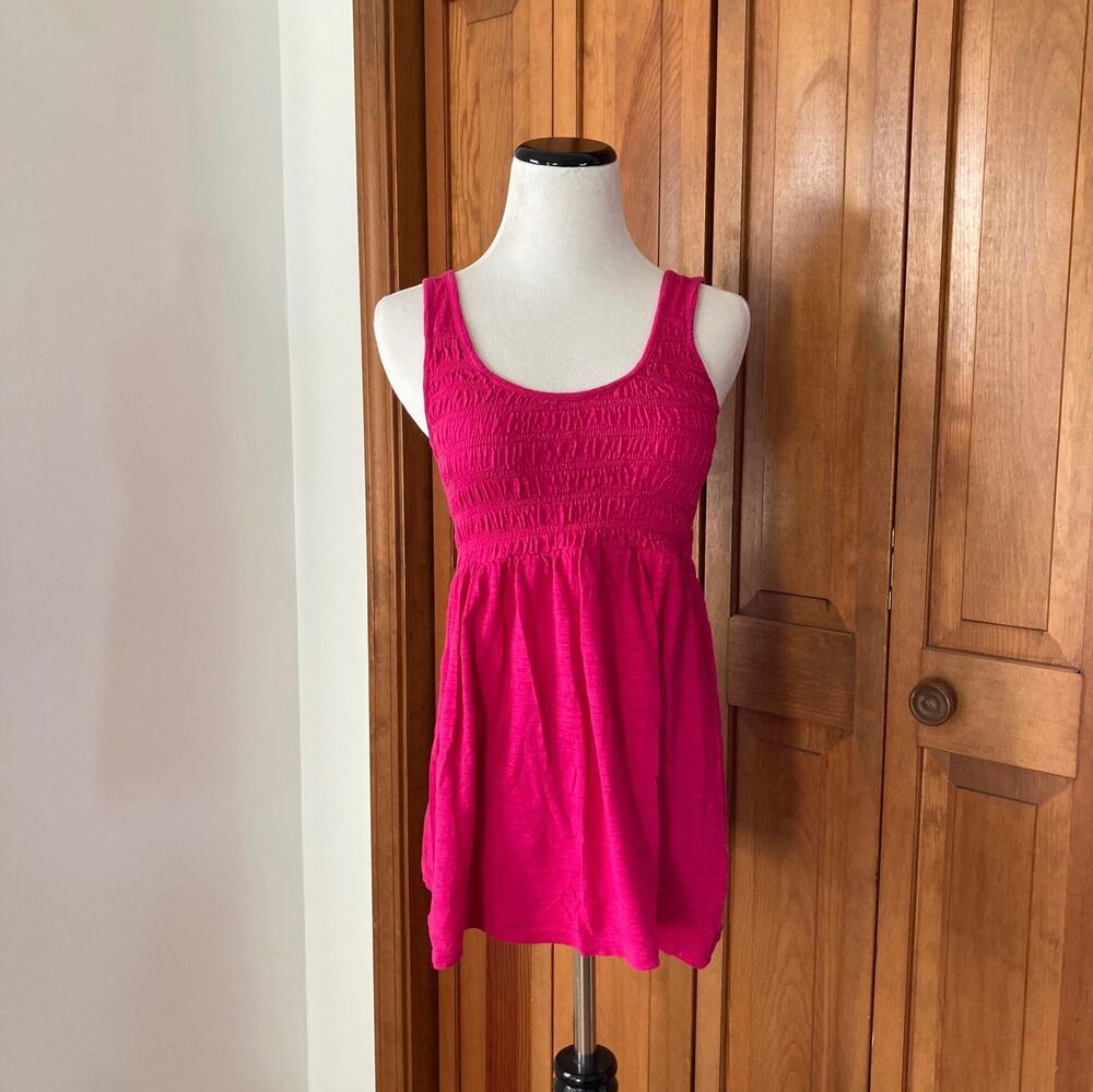 Motherhood Fuschia Tank Top, Size S Maternity